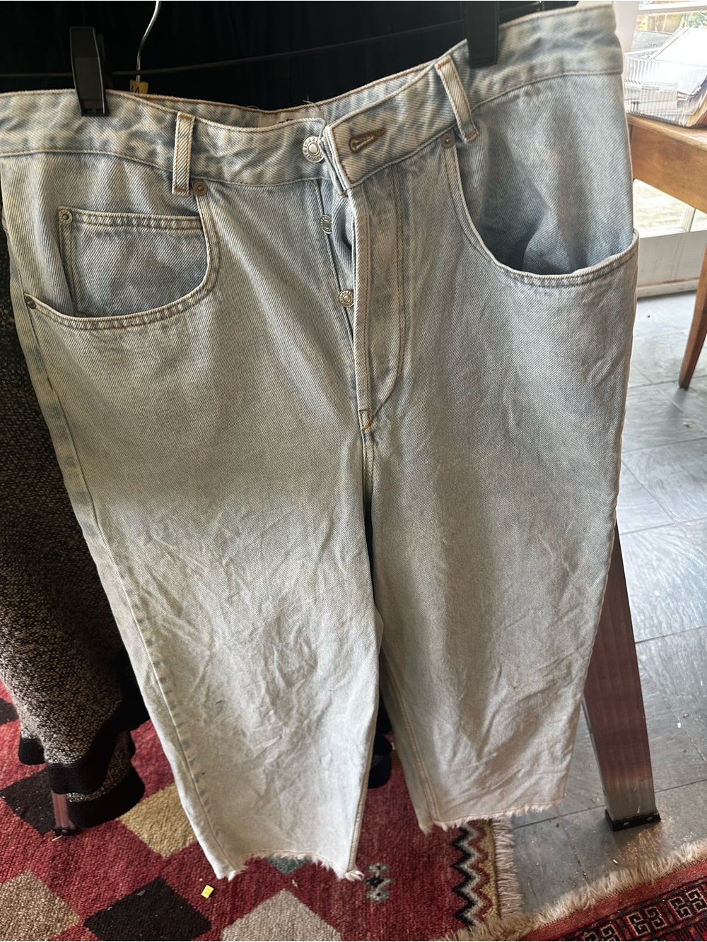 Women’s Light Blue Wide Leg Jeans - Relaxed Flare